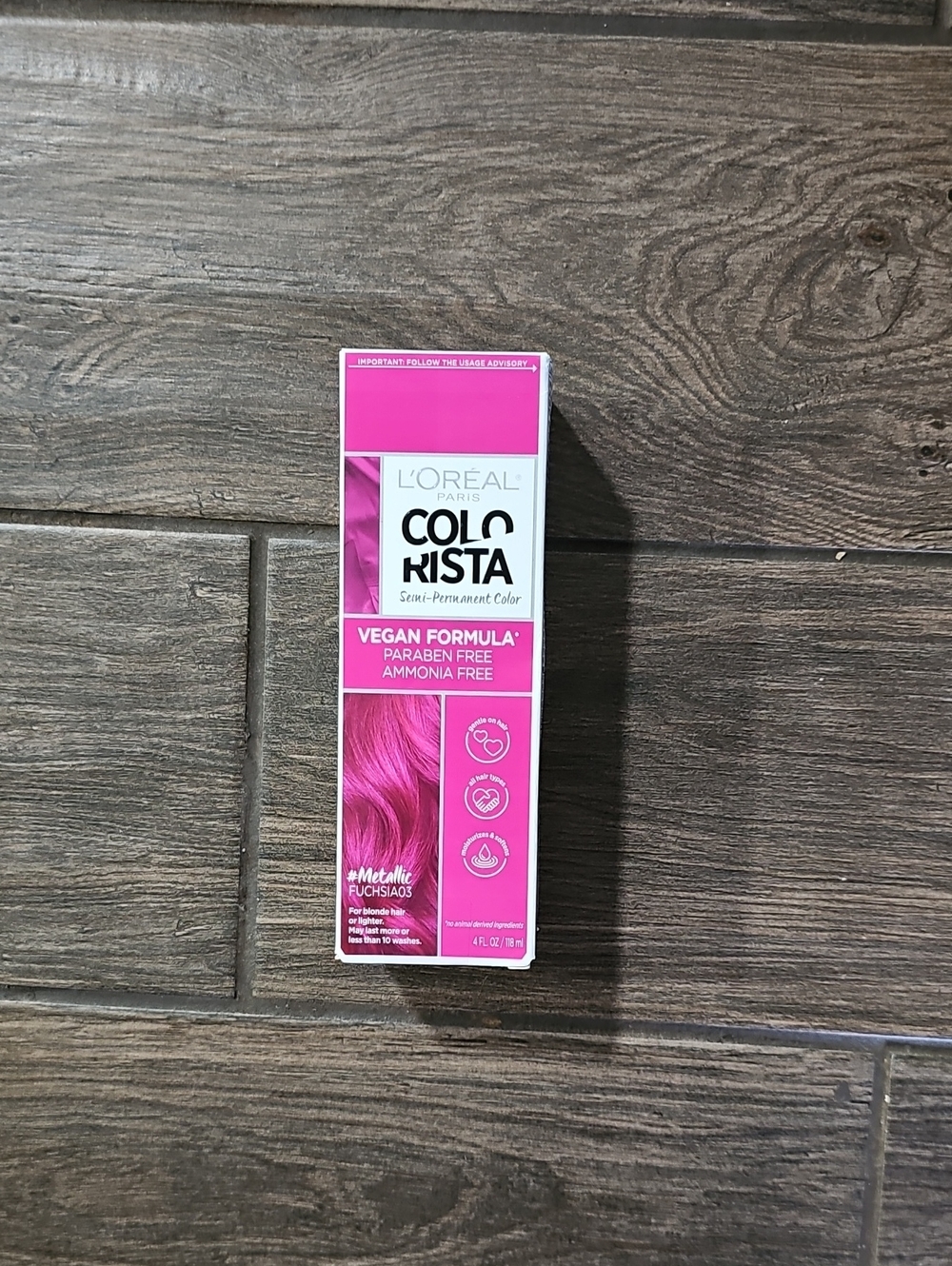 L'Oréal Colorista Semi-Permanent Hair Color - Metallic Fuchsia